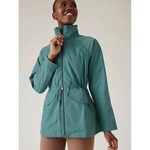 Athleta Womens Westerly Windbreaker Jacket Cold Weather Outdoor Travel Size M